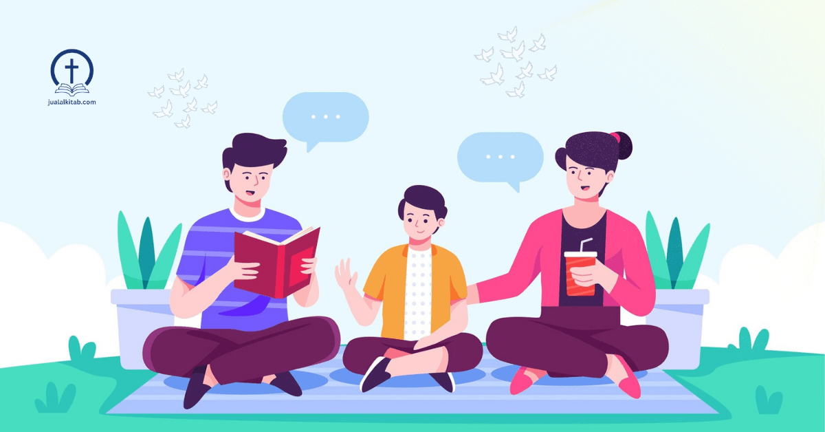 membaca Alkitab bersama anak