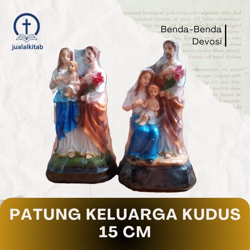 Patung Keluarga Kudus 15 cm