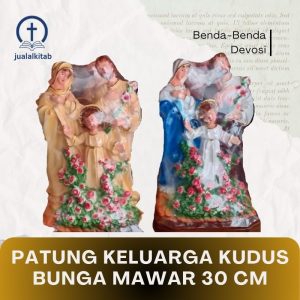 Patung Keluarga Kudus 30 cm Bunga Mawar